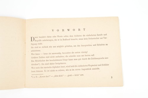 TASCHEN-DOLMETSCHER FÜR FRONTSOLDATEN