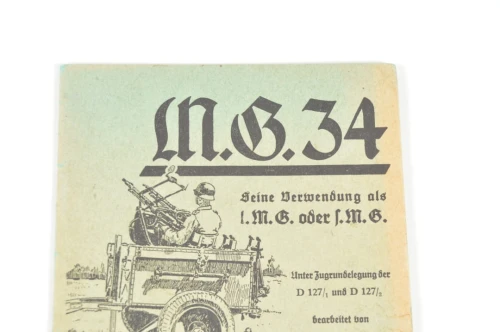 M.G. 34. Seine Verwendung als. l.M.G. oder s.M.G.