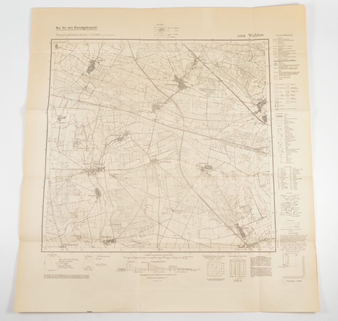MAPA SZTABOWA WALDOW/ BUDWEIS
