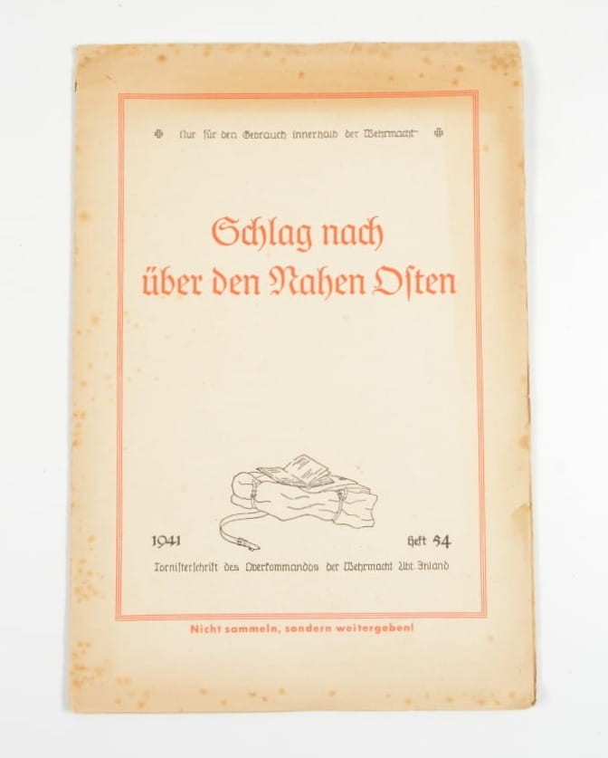 MAPA BLISKI WSCHÓD 1941 ROK