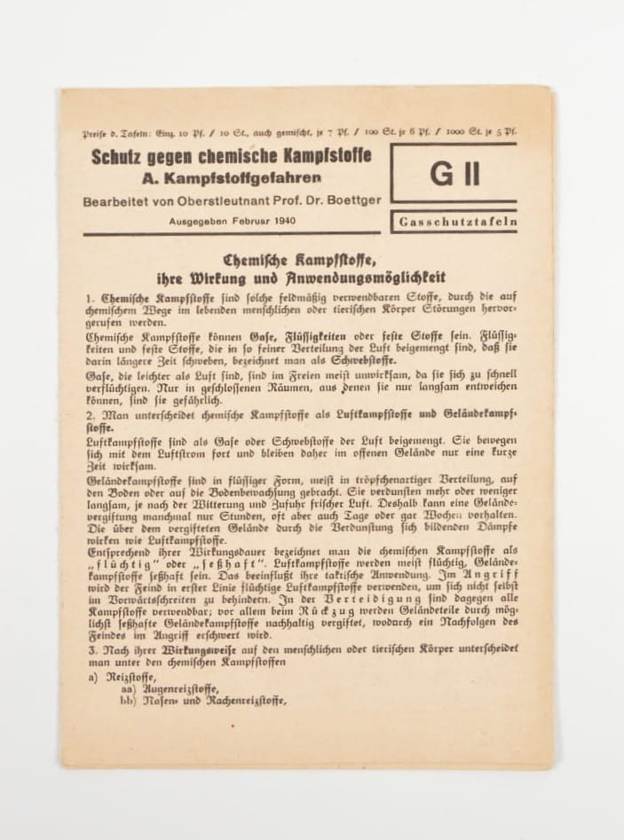 INSTRUKCJA/ BROSZURA OCHRONA PRZED CHEMICZNYMI ŚRODKAMI BOJOWYMI
