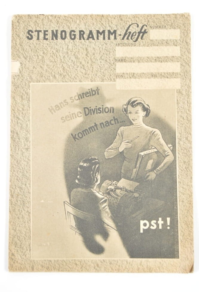 ZESZYT/ STENOGRAM WOJSKOWY