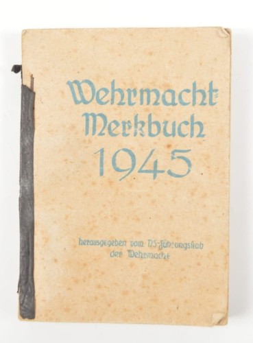Wehrmacht Merkbuch 1945