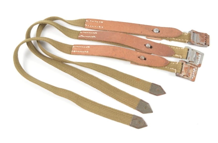 ZESTAW TRZECH TROKÓW PARCIANYCH SYGN. L.L.G. Thüringen 1943