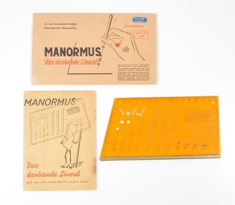 LINIJKA MANORMUS WRAZ Z INSTRUKCJĄ 