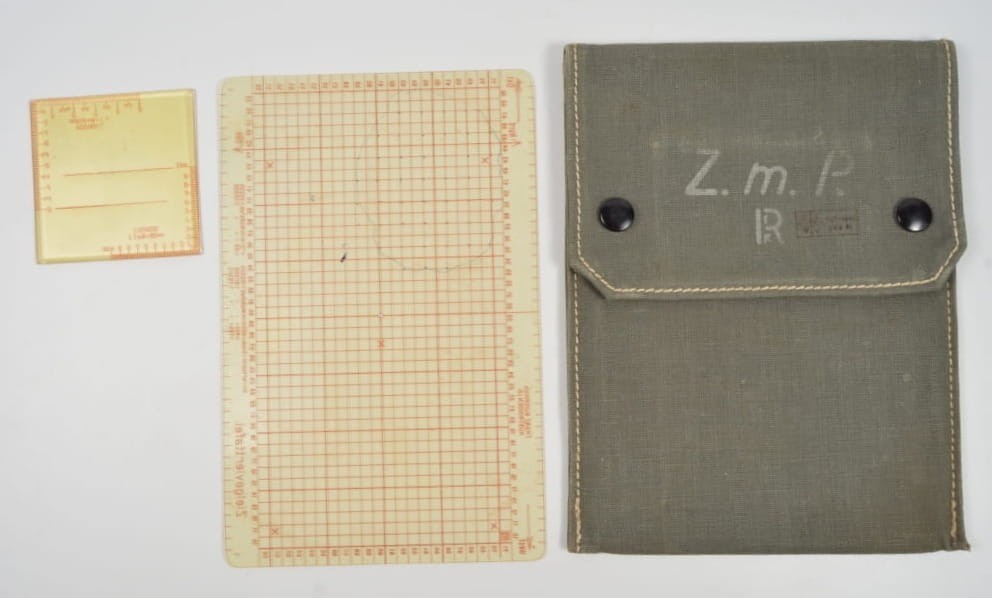 ZESTAW LINIJKI W POKROWCU Z.m.P. SYGN. FRANZ KUHLMANN