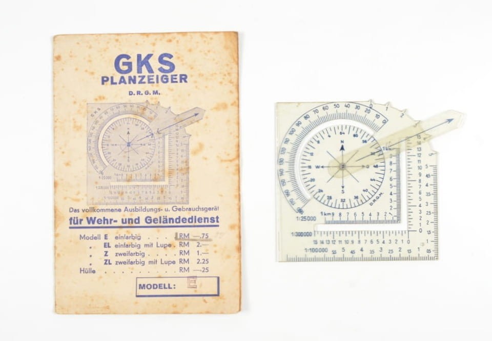 LINIJKA GKS PLANZEIGER WRAZ Z INSTRUKCJĄ