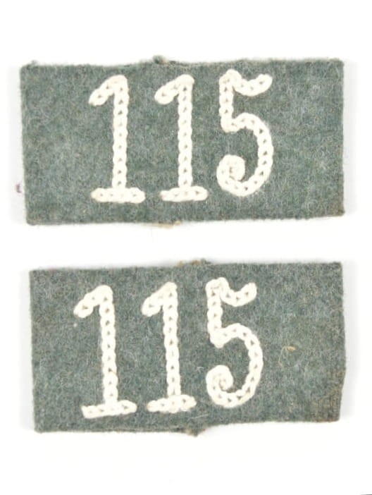 SZLUFKI/ NARAMIENNIKI 115 PUŁK PIECHOTY 