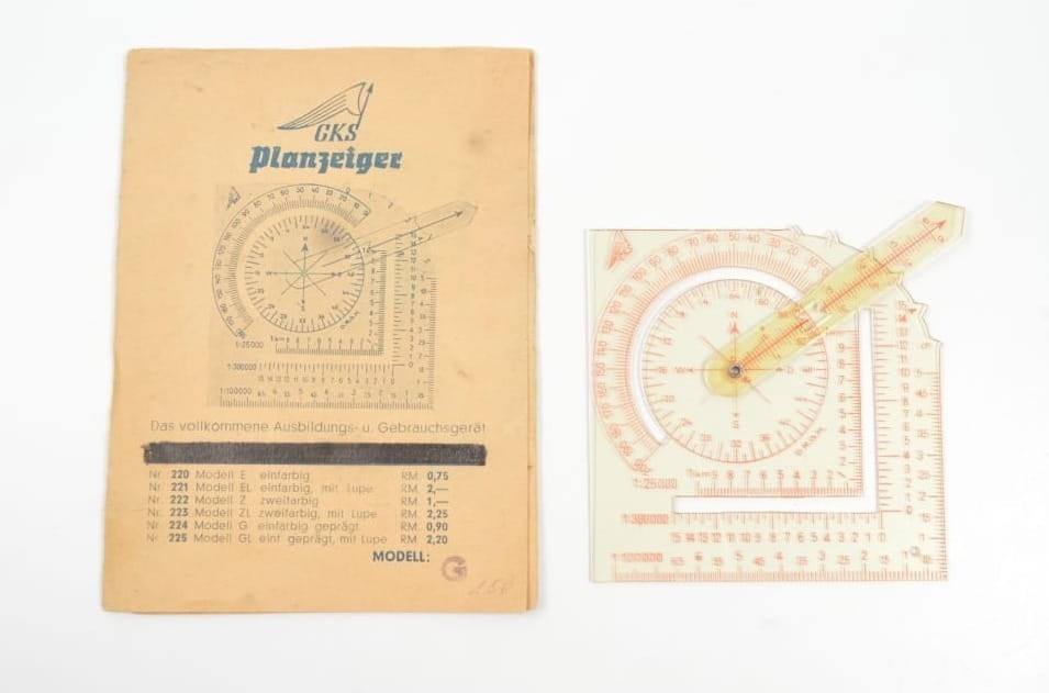 LINIJKA GKS PLANZEIGER WRAZ Z INSTRUKCJĄ