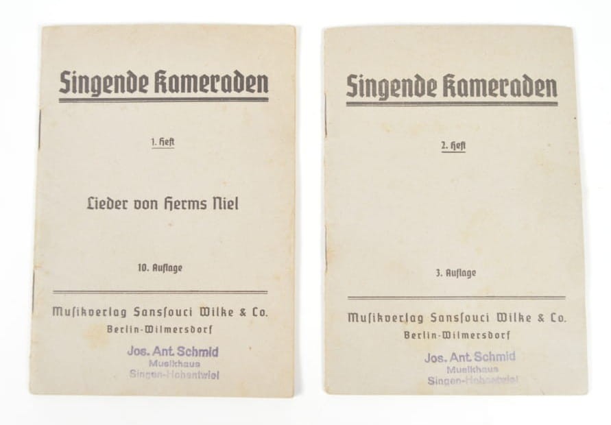 KOMPLET ŚPIEWNIKÓW WEHRMACHTU "Singende kameraden"