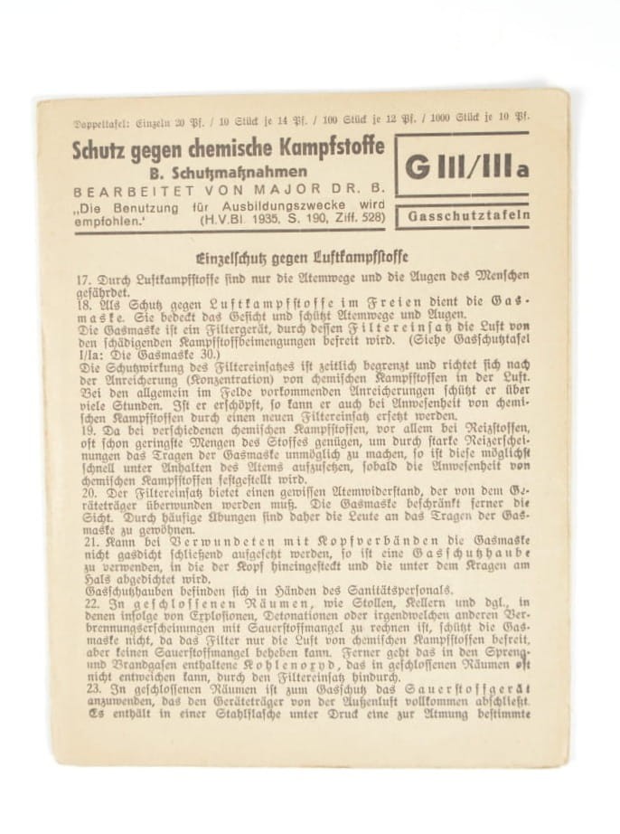 INSTRUKCJA/ BROSZURA OCHRONA PRZED CHEMICZNYMI ŚRODKAMI BOJOWYMI