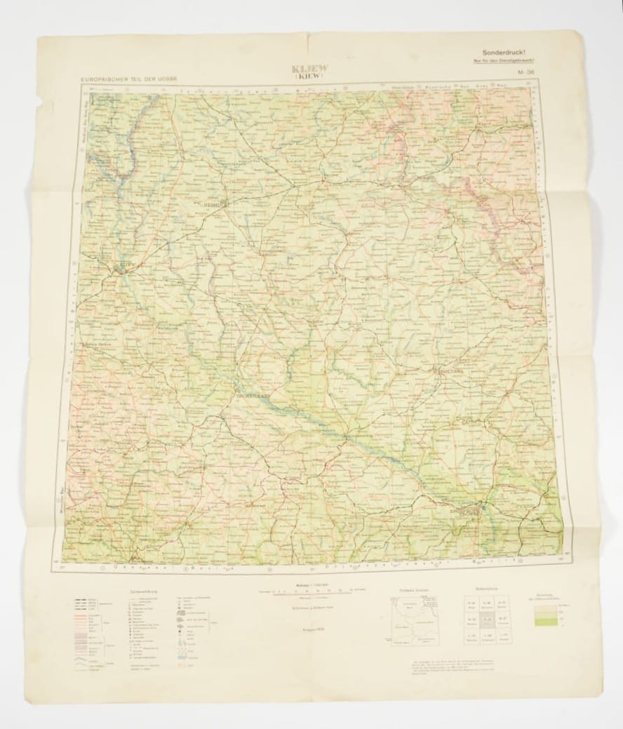 MAPA KIJÓW 1929 ROK