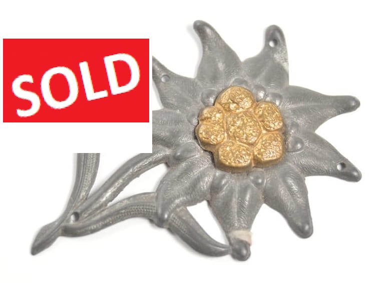 EDELWEISS MOUNTAIN SHOOTERS CAP BADGE