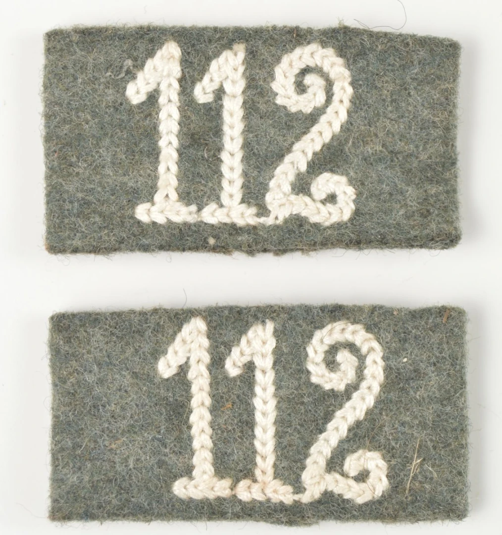 SZLUFKI / NARAMIENNIKI 112 PUŁK PIECHOTY
