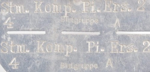 Erkennungsmarken Pioneer