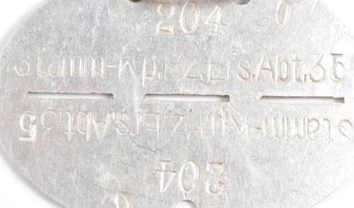 Erkennungsmarken Panzer