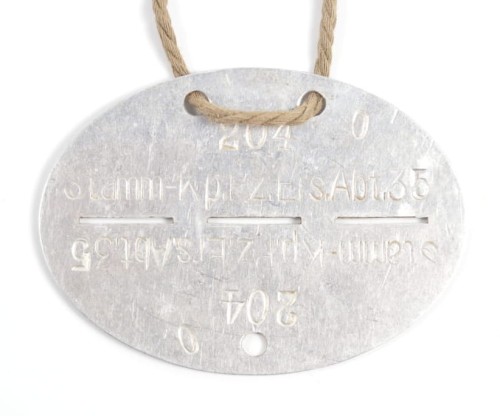 Erkennungsmarken Panzer