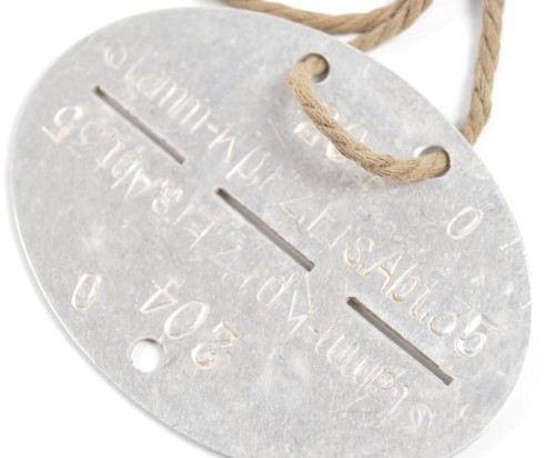 Erkennungsmarken Panzer