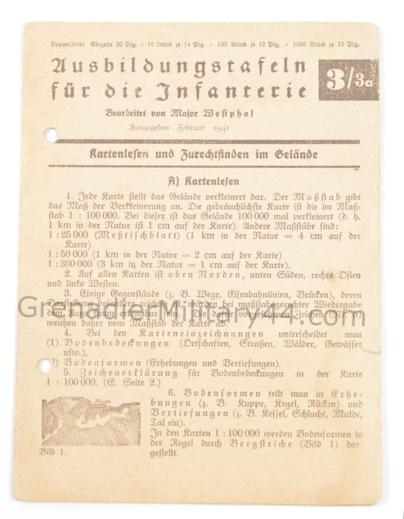 TABLICE SZKOLENIOWE DLA PIECHOTY