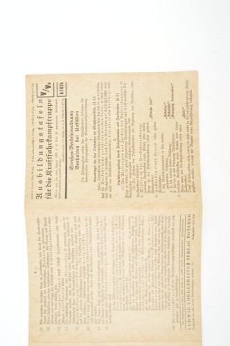 Ausbildungstafeln für die Kraftfahrkampftruppe